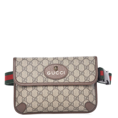 Gucci GG Supreme Monogram Neo Vintage Web Belt Bag Brown 1 of 9