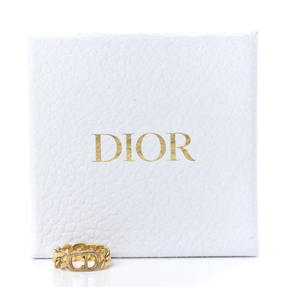 Christian Dior Metal Danseuse Etoile Chain Ring 54 Gold 5 of 5