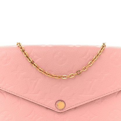 Louis Vuitton Empreinte Pochette Felicie Chain Wallet Rose Poudre 8 of 18