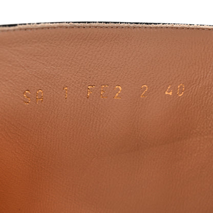 Valentino Garavani Calfskin Tan-Go Platform 50/120mm Ankle Boots 40 Black 7 of 19