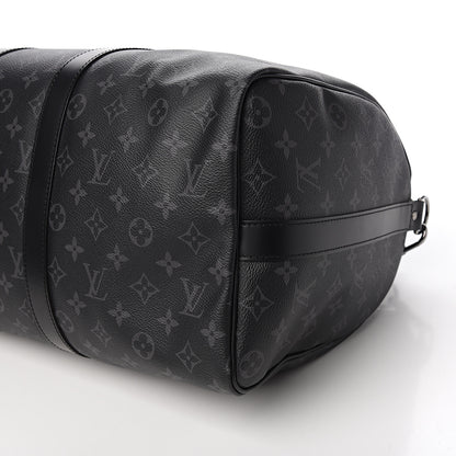 Louis Vuitton Monogram Eclipse Keepall Bandouliere 45 8 of 9