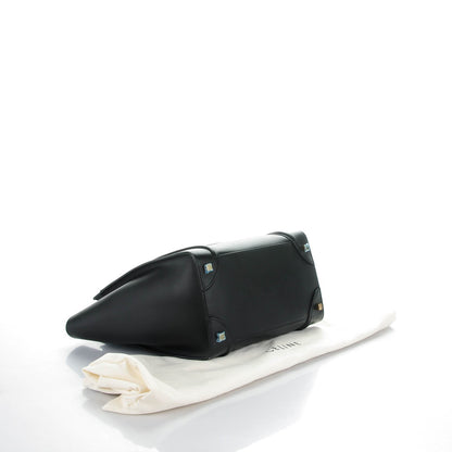 Celine Smooth Calfskin Mini Luggage Black 4 of 9