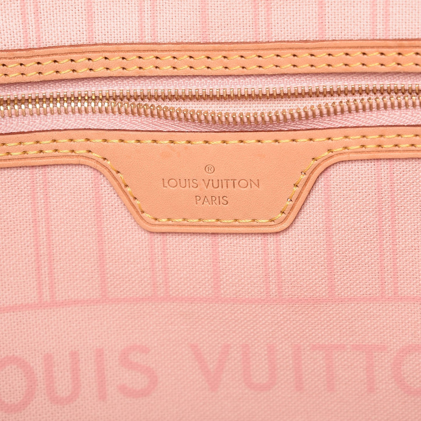 Damier Azur Neo Neverfull MM Rose Ballerine