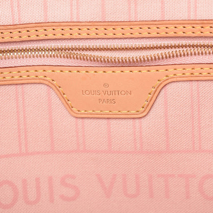 Louis Vuitton Damier Azur Neo Neverfull MM Rose Ballerine 8 of 24