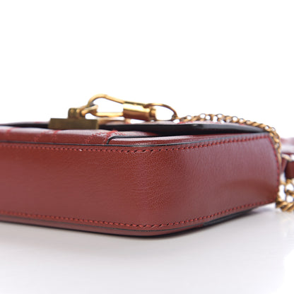 Givenchy Goatskin Quilted GV3 Mini Pocket Convertible Bag Brown 8 of 9