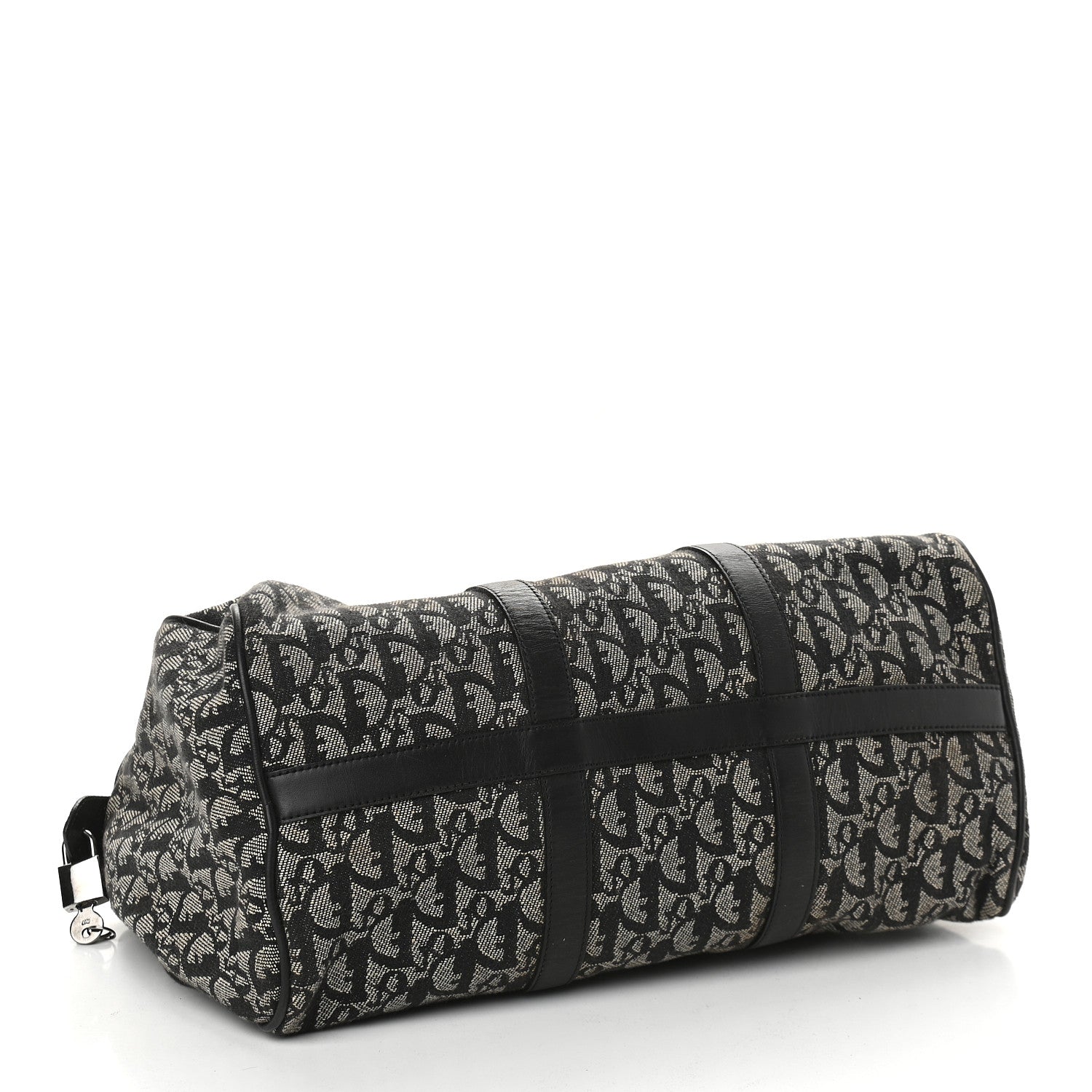 Christian Dior Monogram Boston Navy Blue 4 of 9