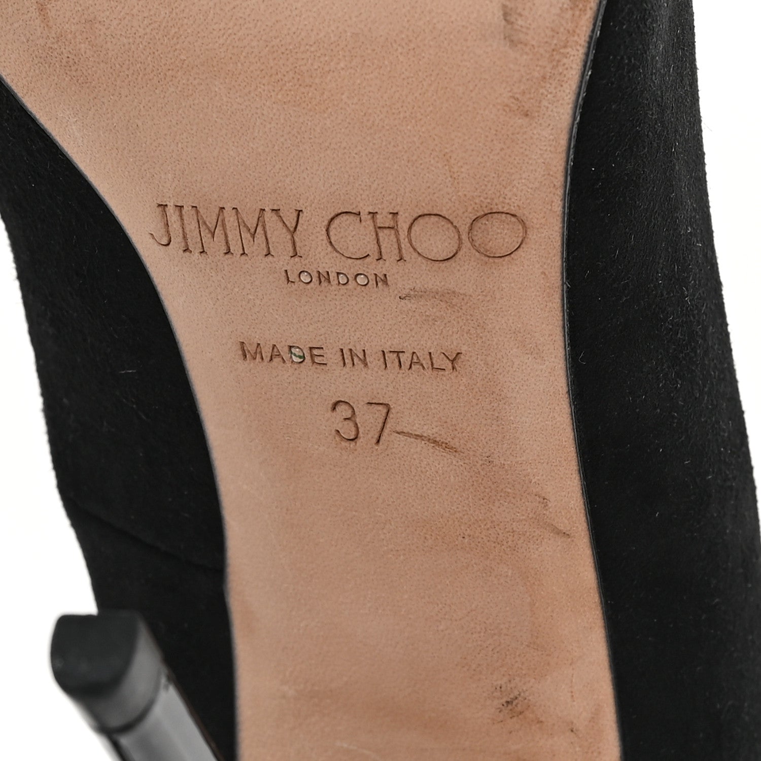 Jimmy Choo Suede Anouk 120 Pumps 37 Black 7 of 10