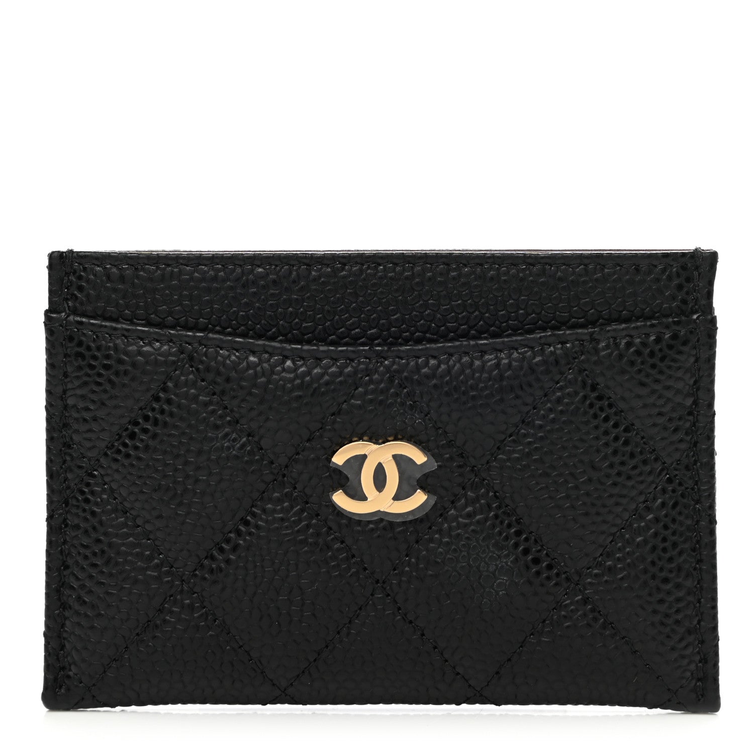 Chanel Caviar Quilted Card Holder Black 1 of 10
