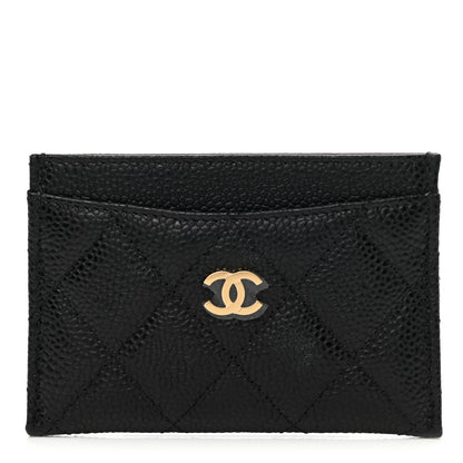 Chanel Caviar Quilted Card Holder Black 1 of 10
