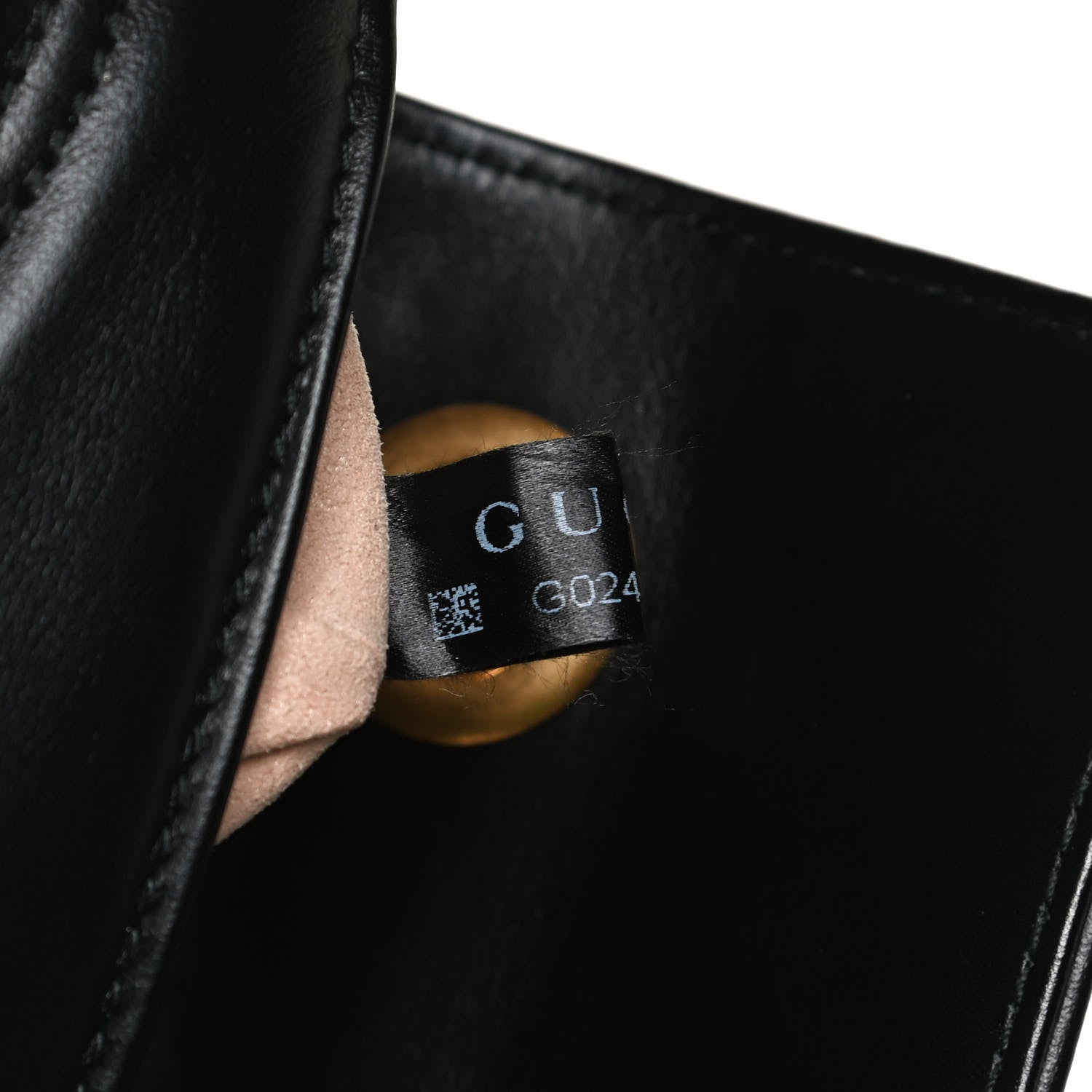 Gucci Calfskin Matelasse Mini GG Marmont Shoulder Bag Black 8 of 14