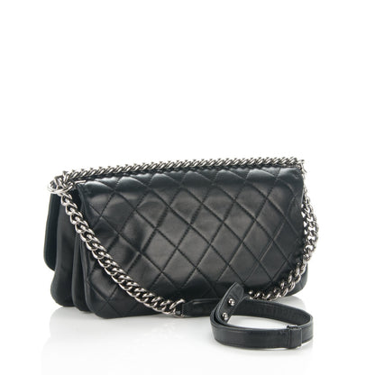 Chanel Lambskin Quilted Soft Boy Flap Black 3 of 7