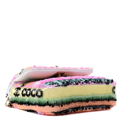 Chanel Sequin COCO Clutch With Chain Multicolor 4 of 12