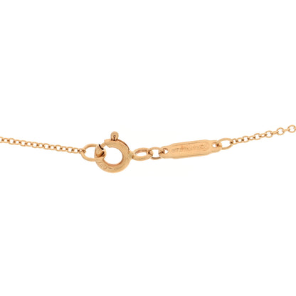 Tiffany 18K Yellow Gold Ampersand Pendant Necklace 4 of 5