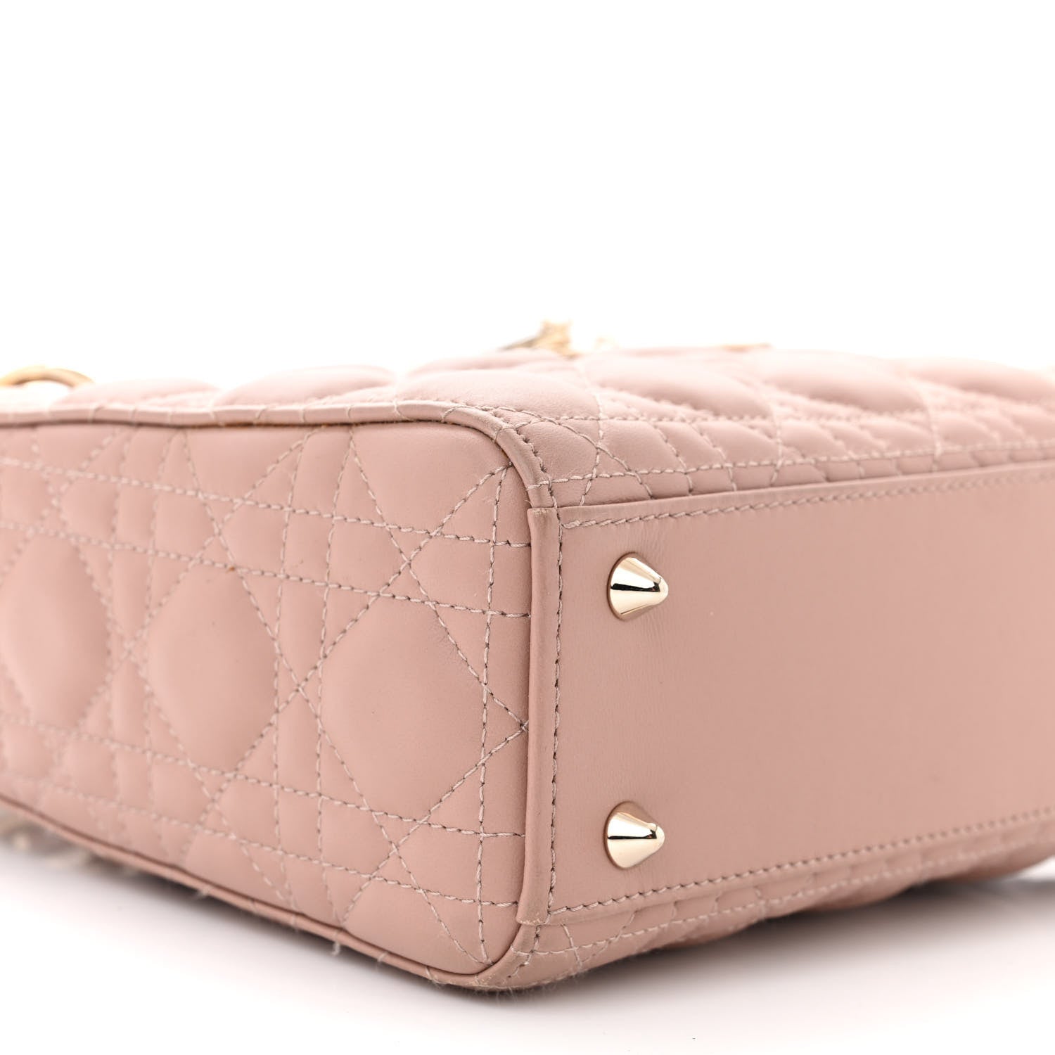 Christian Dior Lambskin Cannage Small My ABCDior Lady Dior Fard 9 of 15
