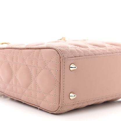Christian Dior Lambskin Cannage Small My ABCDior Lady Dior Fard 9 of 15