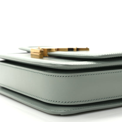 Saint Laurent Smooth Calfskin Small Solferino Satchel Acqua 9 of 11