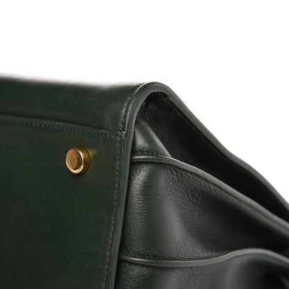Saint Laurent Calfskin Small Sac De Jour Dark Green 11 of 13
