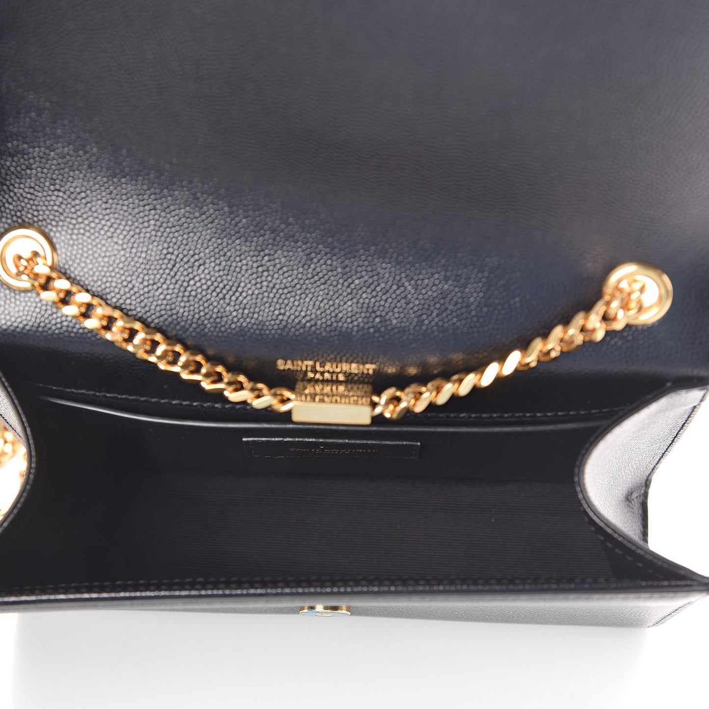 Grain De Poudre Small Monogram Kate Satchel Black