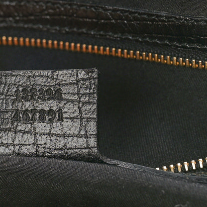Gucci Denim Monogram Medium Jolicoeur Tote Black 7 of 9