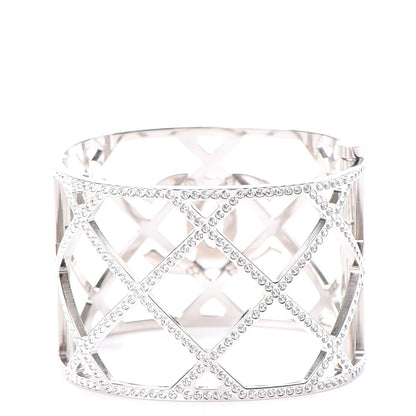 Chanel Crystal CC Cuff Silver 3 of 7