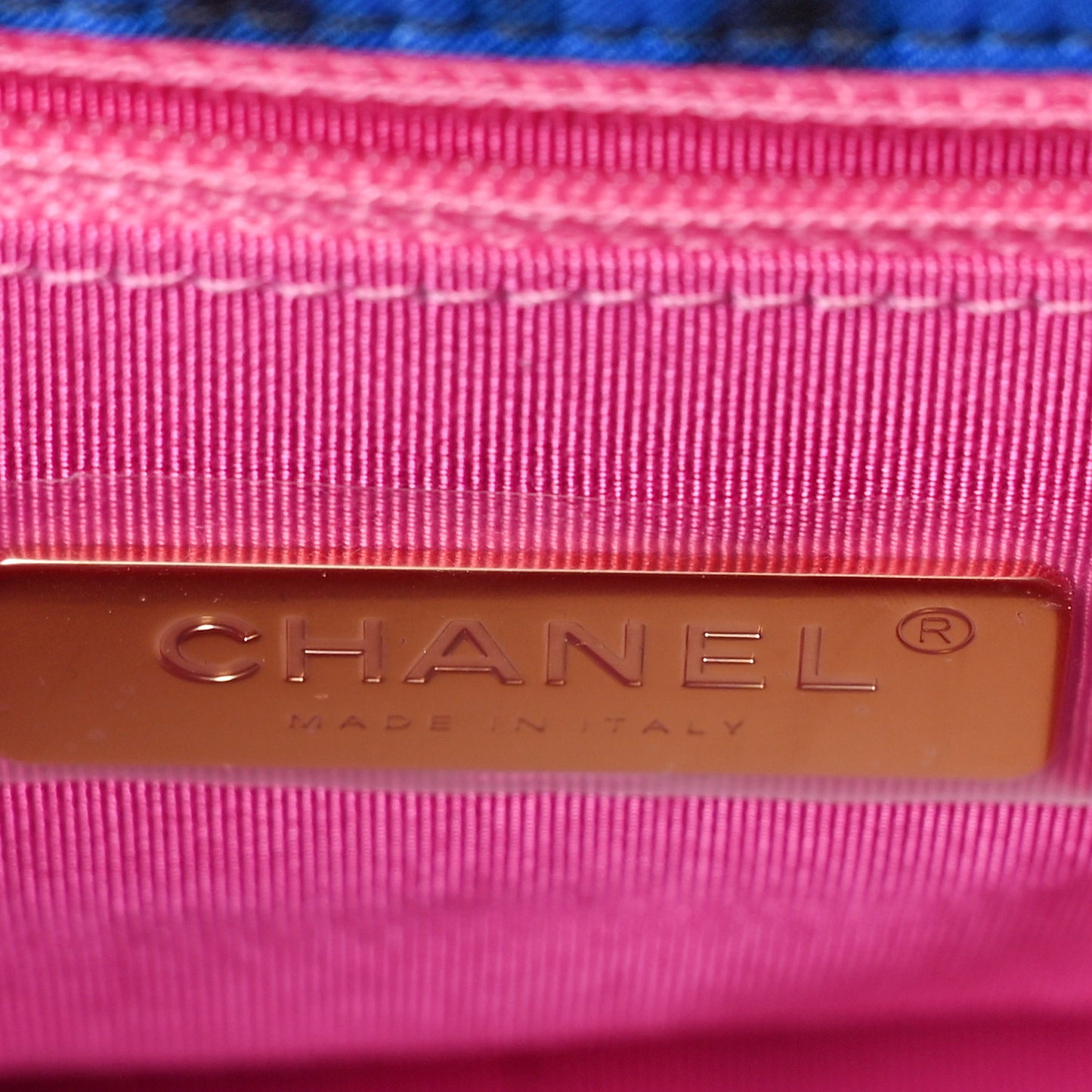 Fabric Printed Medium Chanel 19 Flap Black Multicolor