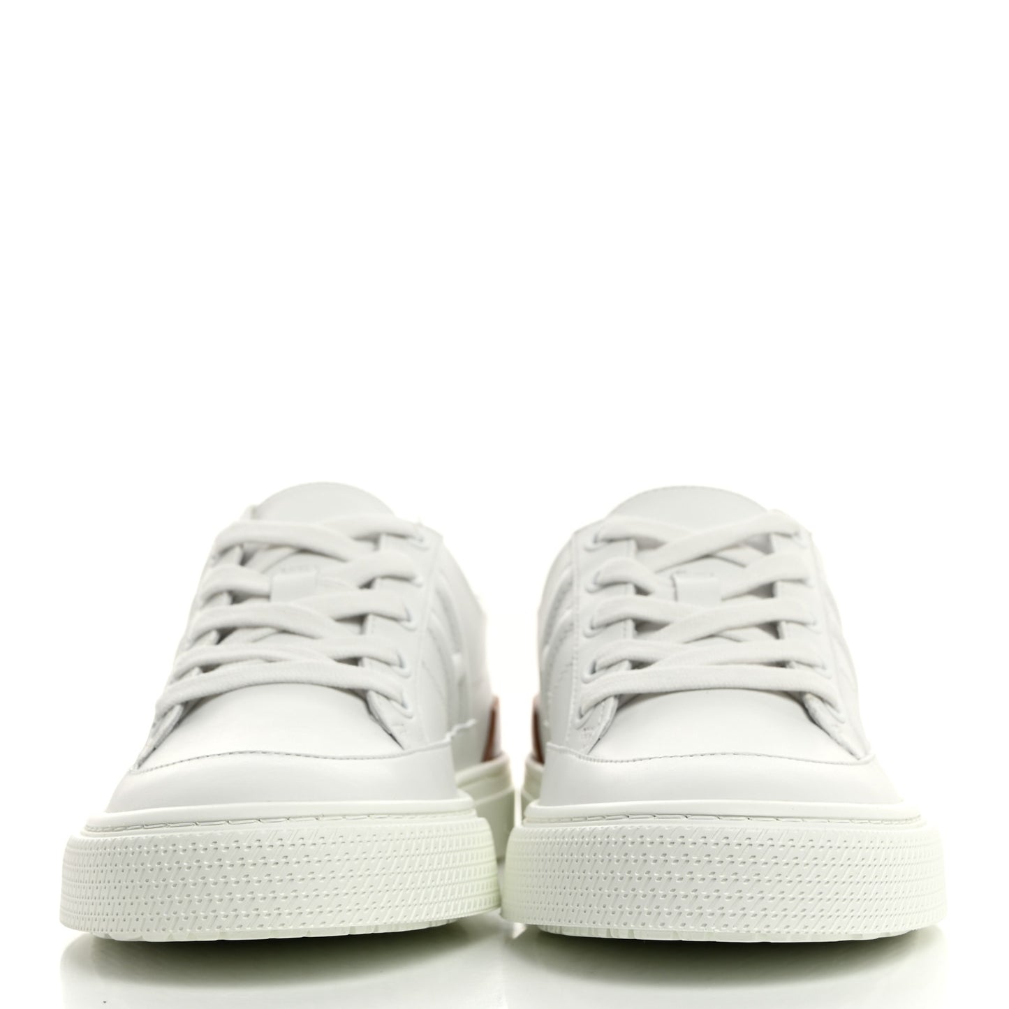 Calfskin Deep Sneakers 37 White Naturel