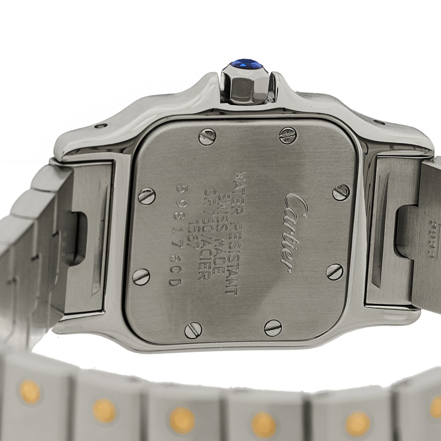 Stainless Steel 24mm Santos de Cartier Galbee Quartz Watch