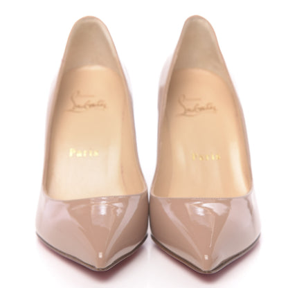 Christian Louboutin Patent Pigalle 85 Pumps 35.5 Nude 2 of 7