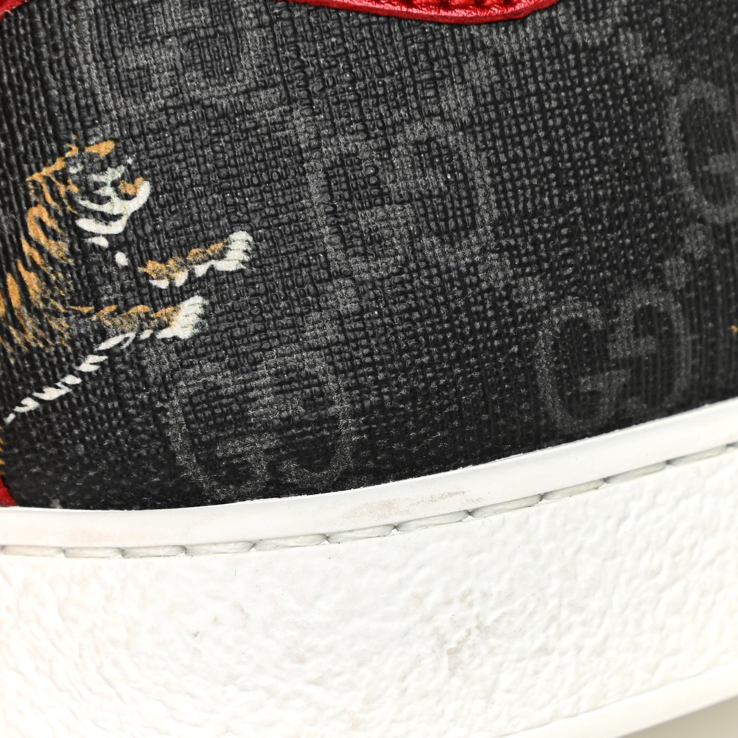 GG Supreme Monogram Tiger Ayers Web Mens New Ace Sneakers 9 Black