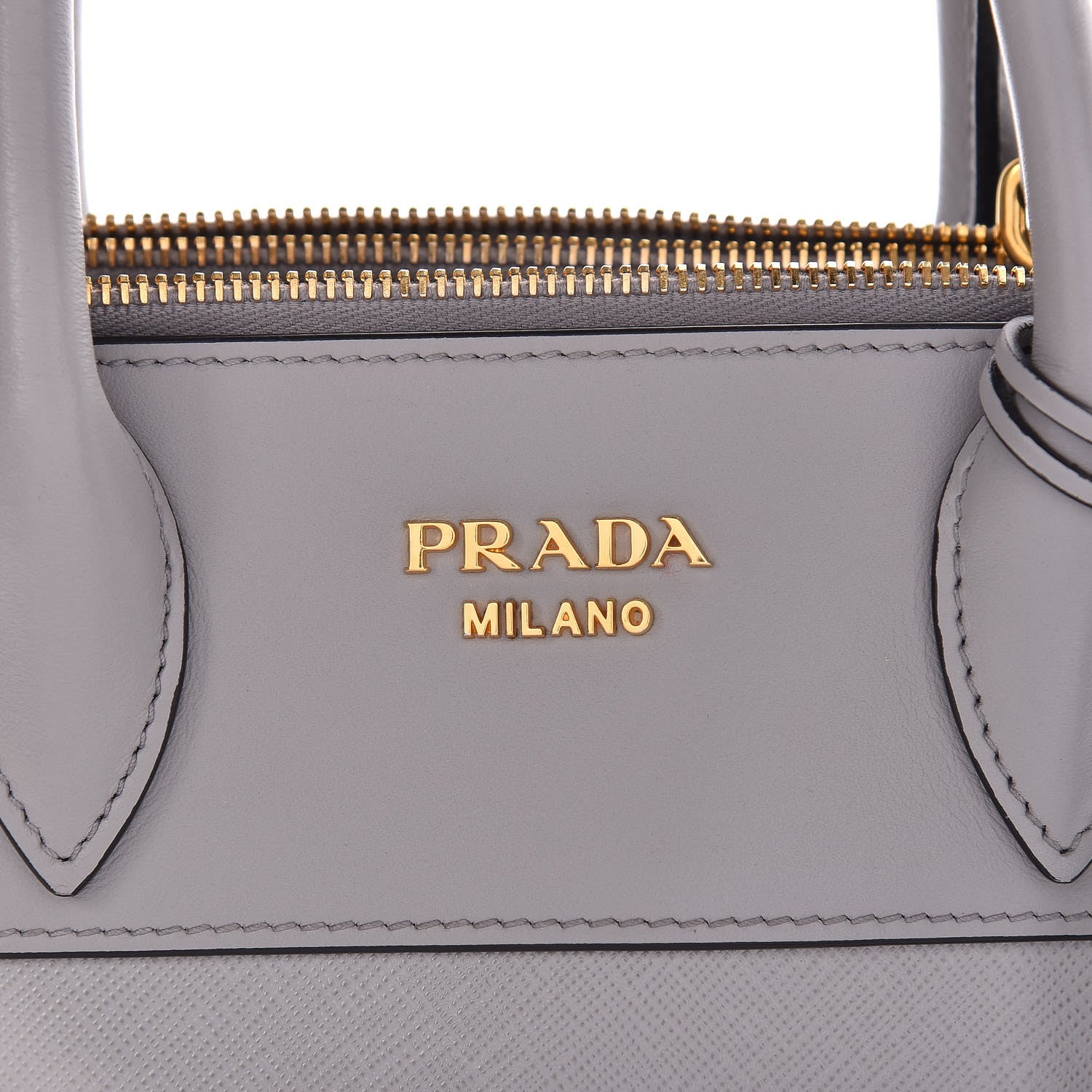 Prada Saffiano City Calf Small Esplanade Tote Nube 10 of 10