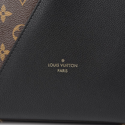 Louis Vuitton Calfskin Monogram Kimono Tote PM Black 9 of 9