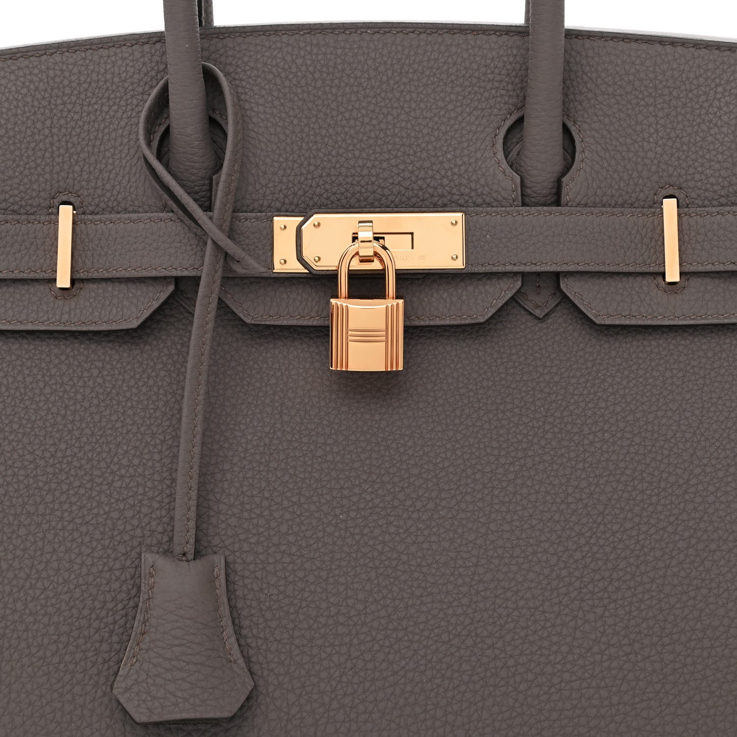 Hermes Togo Birkin 30 Etain 8 of 10