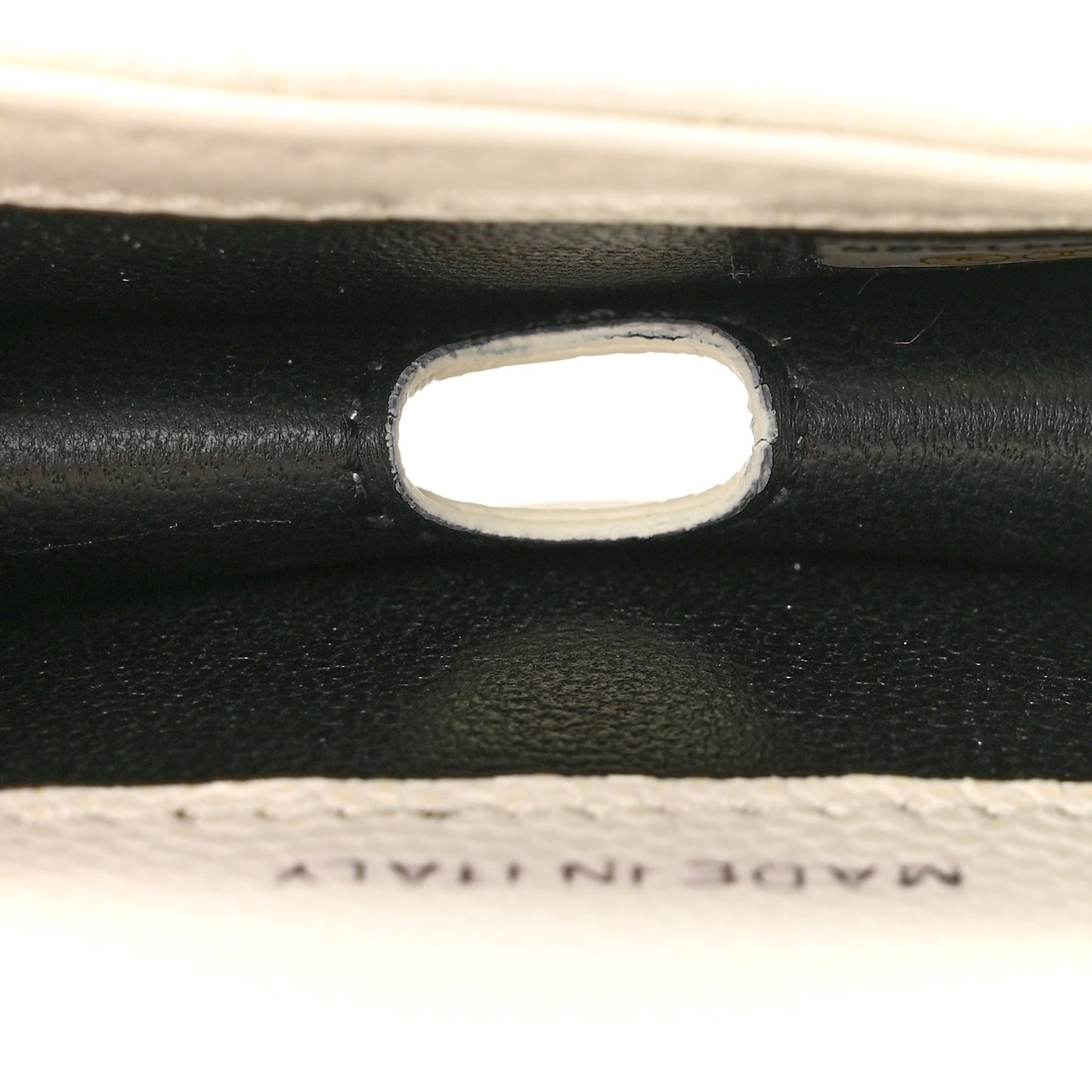 Caviar Quilted My Everything Airpods Pro Holder Belt White