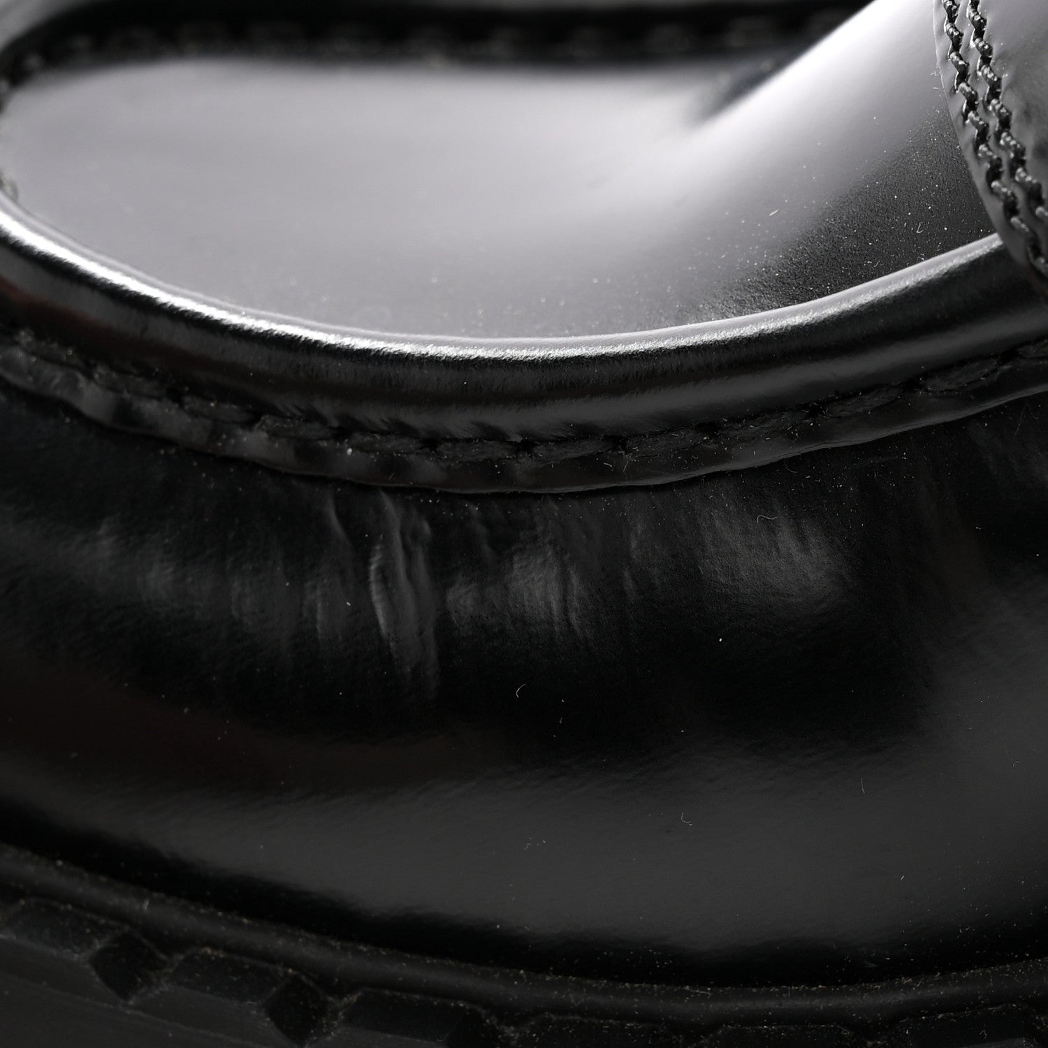 Prada Spazzolato Metal Triangle Logo 50mm Loafers 39.5 Black 16 of 19