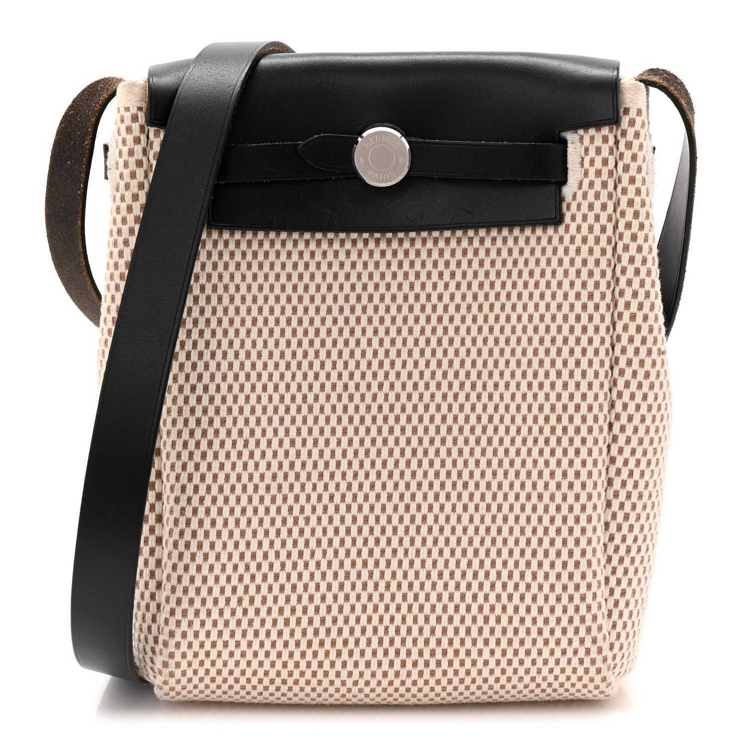 Hermes Toile Herbag TPM Natural Black 1 of 11