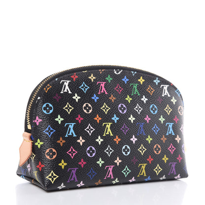 Louis Vuitton Monogram Multicolor Cosmetic Pouch Black Grenade 3 of 10