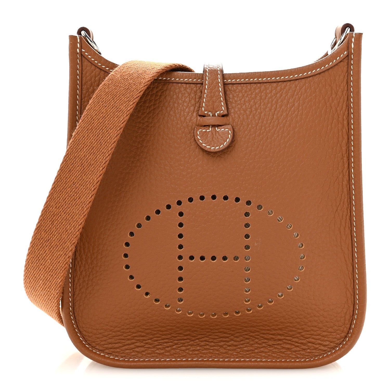 Hermes Taurillon Clemence Evelyne TPM Gold 1 of 10