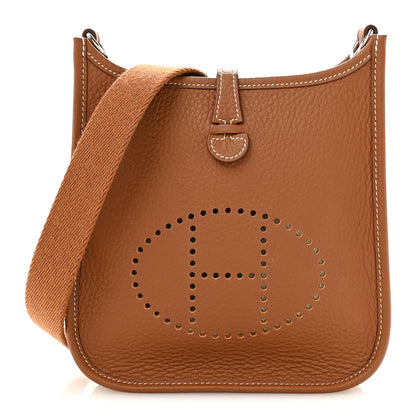 Hermes Taurillon Clemence Evelyne TPM Gold 1 of 10