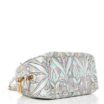 Prada Saffiano Anise Print Bauletto Green 4 of 12
