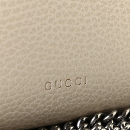 Gucci Dollar Calfskin Mini Dionysus Chain Wallet Mystic White 8 of 9