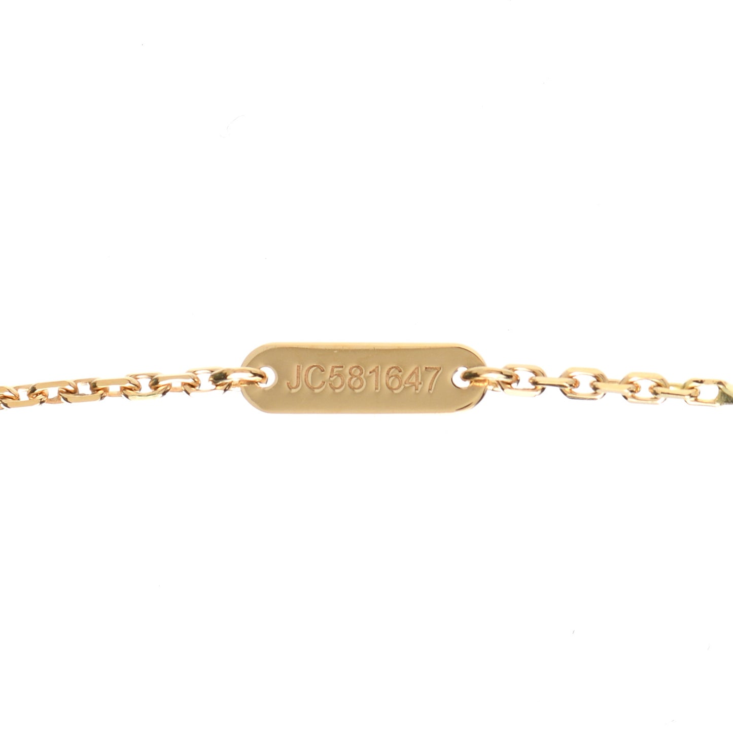 18K Yellow Gold Carnelian Vintage Alhambra Pendant Necklace