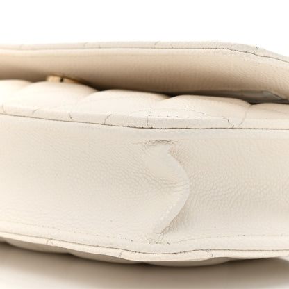Chanel Caviar Quilted Wallet On Chain WOC White 10 of 12