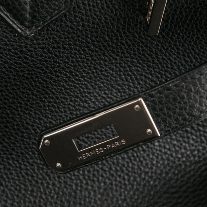 Hermes Taurillon Clemence Birkin 35 Black 8 of 27