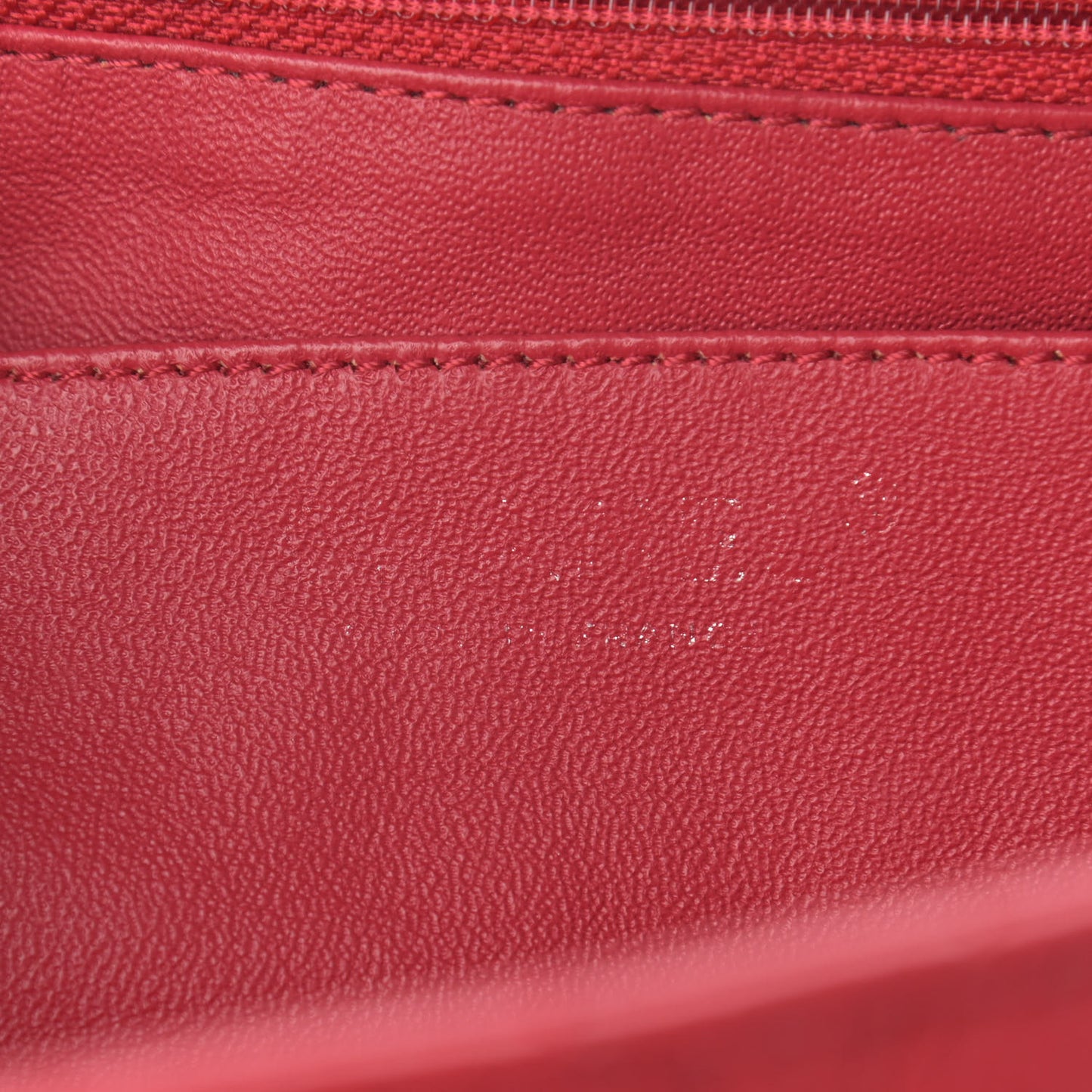 Washed Caviar Quilted Maxi Single Flap Fuchsia