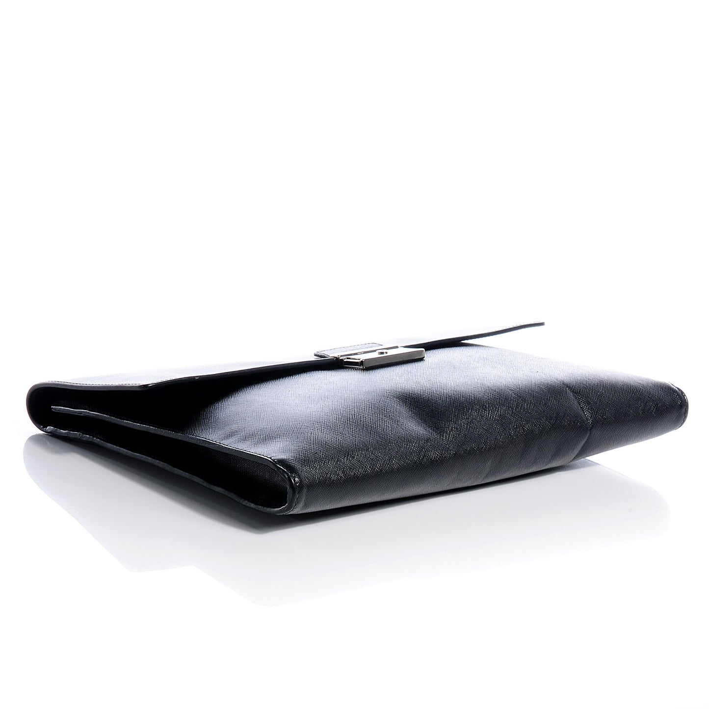Saffiano Attache Portfolio Case Black