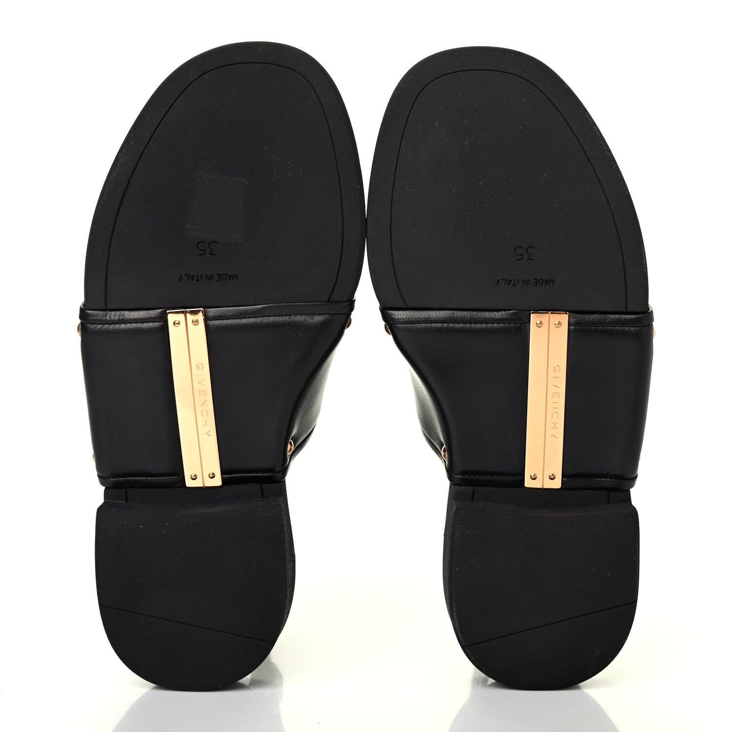 Givenchy Nappa Buckle-Strap Sandals 35 Black 4 of 4