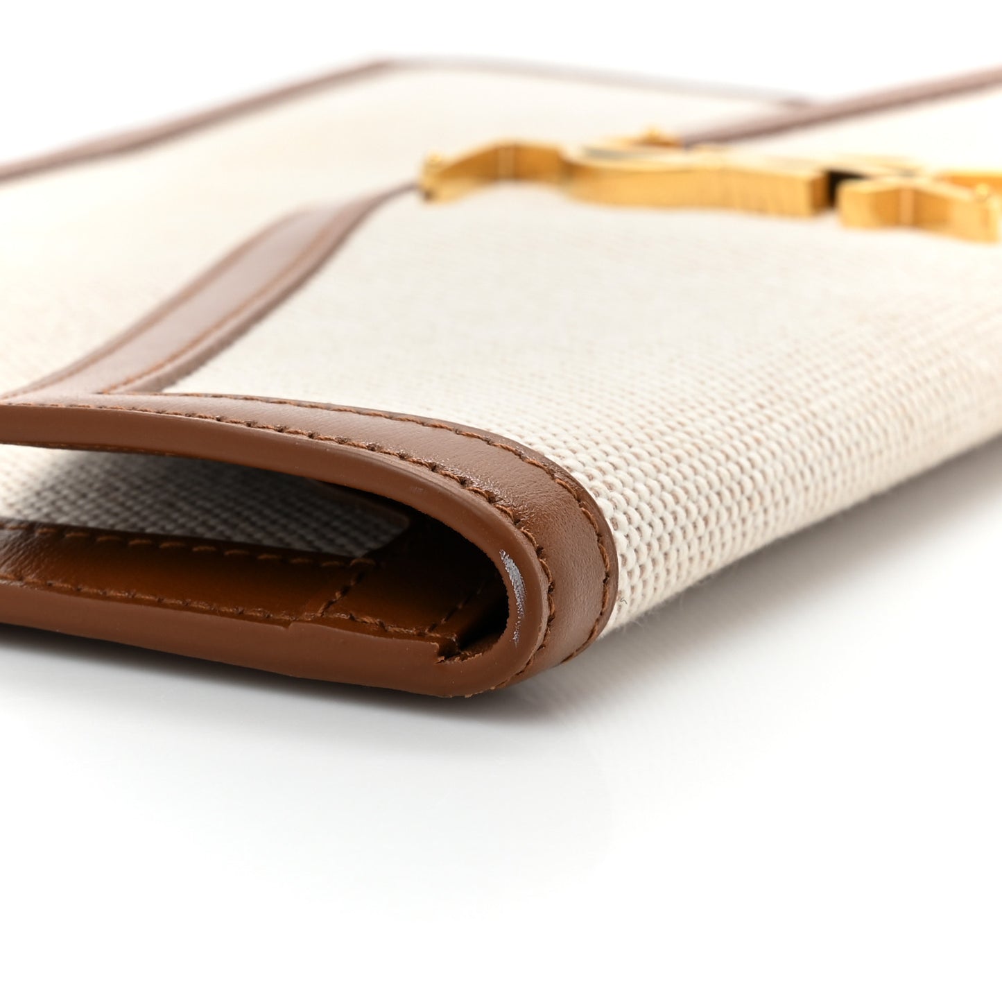 Canvas Uptown Pouch Natural Beige Brick