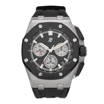 Audemars Piguet Stainless Steel Ceramic Rubber 43mm Royal Oak Offshore Chronograph Automatic Watch Black 26420SO.OO.A002CA.01 1 of 5