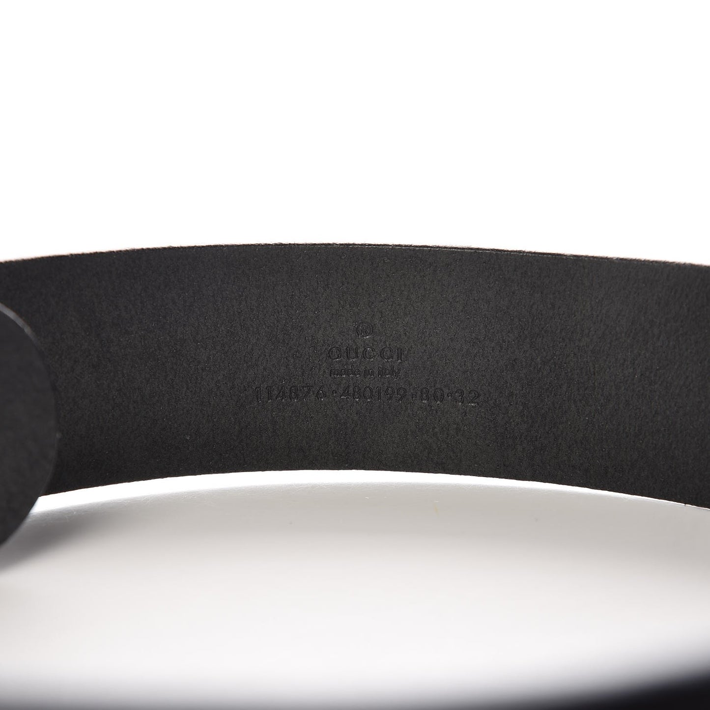 Calfskin Interlocking G 40mm Belt 80 32 Black