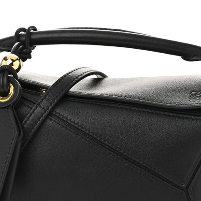 Loewe Nappa Lambskin Featherlight Mini Puzzle Bag Black 7 of 9